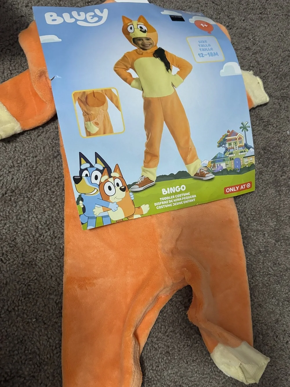 New bluey bingo costume halloween toddler baby 12-18 months